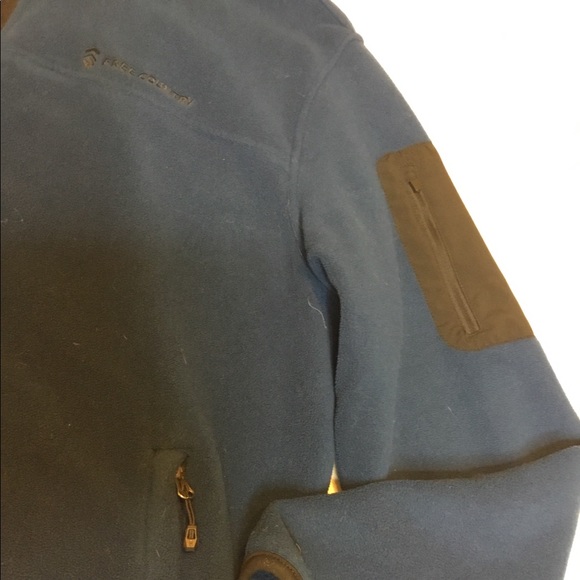Free Country Men Blue polar fleece Winter Jacket - Picture 4 of 8
